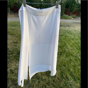 Bebe white skirt long